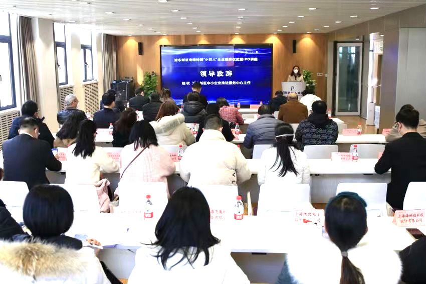 浦東新區專精特新“小巨人”企業集中授牌儀式1 浦東新區專精特新“小巨人”企業集中授牌儀式1