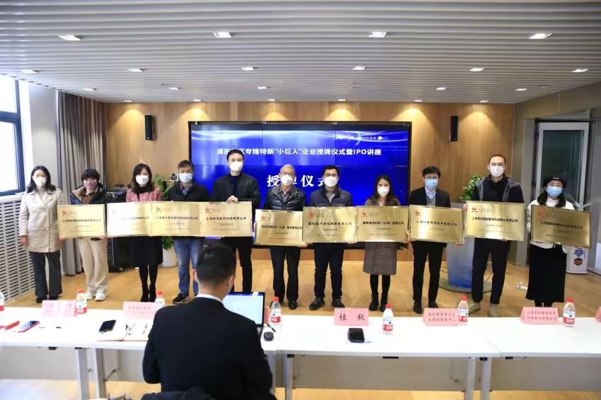 浦東新區專精特新“小巨人”企業集中授牌儀式2 浦東新區專精特新“小巨人”企業集中授牌儀式2