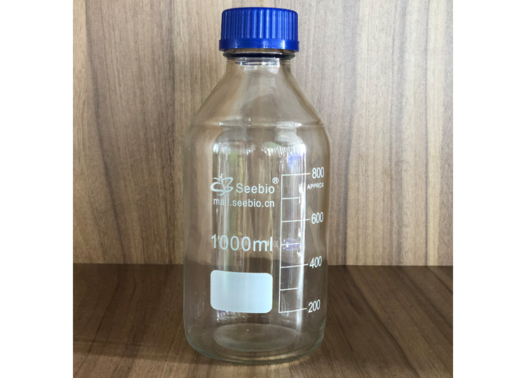 試劑瓶,藍(lán)蓋,本色瓶身,容積1000mL